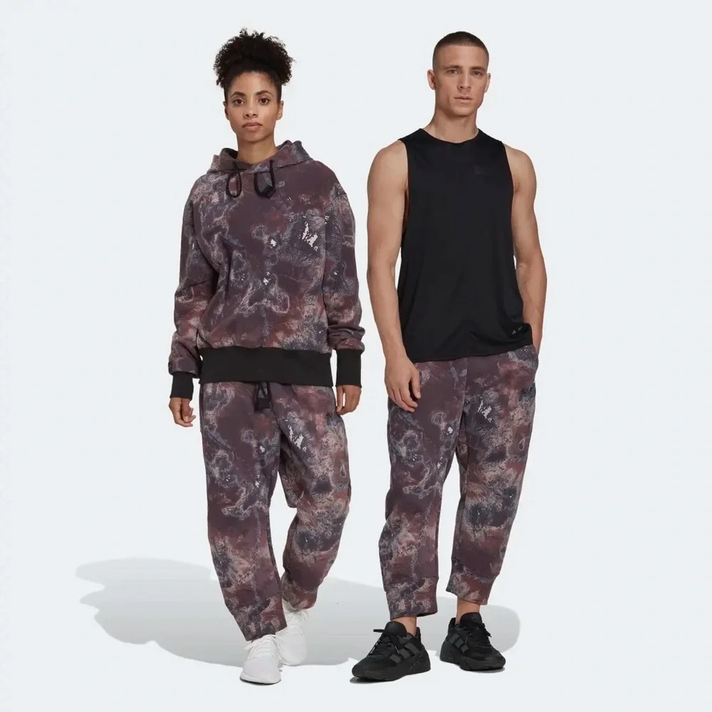 Adidas Parley 7/8 Joggers Ocean Drop Crotch Harem Pants Limited Organic Cotton - Picture 3 of 12